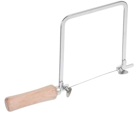 Mipcase Scie à chantourner U acier pour travail du matériau, métal et plastique cadre robuste pour coupes précises outil manuel compact pour bricolage et artisanat professionnel