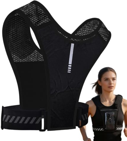 Running Vest With Water Bladder | Hydration Lightweight Breathable Adjustable Running Water Backpack | For Hiking, Camping, Mountain, Outdoor Biking, Gym, Sports & Picnic