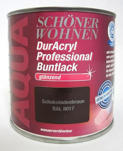 DurAcryl Buntlack Profesional 375 ml Schokobraun Glänzend Schöner Wohnen