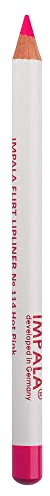 IMPALA | Lippenkonturenstift Nº 114 Hot Pink lipliner | Cremiger, wasserfester Langzeit-Lippenstift | Volumen-Effekt für die Lippen | Matte Langzeit-Lippenstifte, Professionelles Make-up