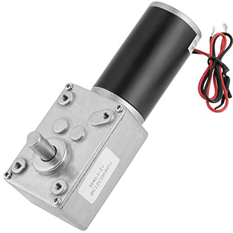 12V DC Getriebemotor, 5840-31ZY 200RPM Permanentmagnet Turbo Reduktion Motor, Hochdrehmoment Mikromotor Getriebemotor Elektromotor für elektrische Geräte