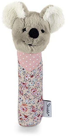 Sterntaler Greif-Quietsche Mabel, Mehrfarbig/Grau, 17 cm (1er Pack)