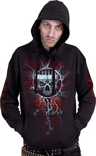 Spiral Direct Sweat Noir Sweatshirt à Capuche, Homme