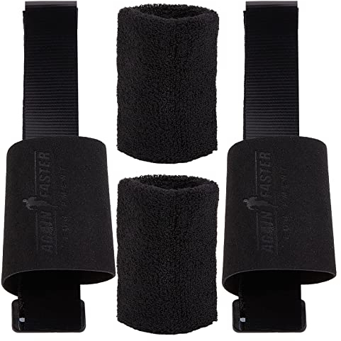 GORGECRAFT Bracelet Eponge Poignet Serre Poignets Bracelets pour Sports Grip/Manique sans Trou pour WODs et Training Protection des Mains Contre Les déchirures et Ampoules