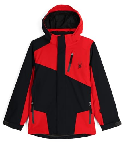 Spyder TURNER JACKET, Boys, Schwarz, L