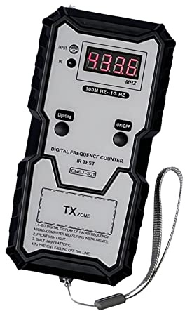 Ronyme Telecomando per auto infrarossi Strumento di prova Strumento portatile 10-1000 MHz Rilevamento di ricambi auto portatili Rilevatore di