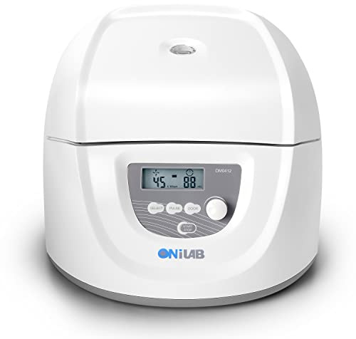 ONiLAB Centrifuga da banco, 6×50 mL, 300-4000 RPM, 1800×g | Compatibile con provette 6×15/10/7/1,5-5 mL, display digitale e timer 30 s-99 min