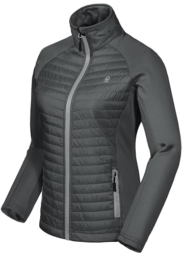 Little Donkey Andy Isolierte Wanderjacke Damen Atmungsaktiv Thermo Running Hybrid Jacke Leicht Warm