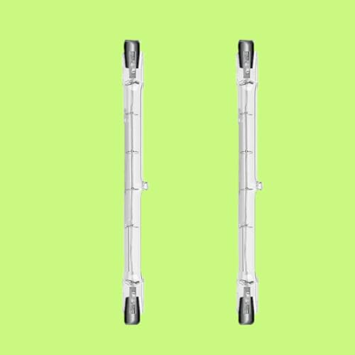 PRIOKNIKO R7S Halogen-Leuchtmittel, linear, 100 W, 200 W, 300 W, 400 W, 1000 W, 1500 W, 4000 lm, Warmweiß, 2800 K, 220 V, 78 mm, 118 mm, 189 mm, 254 mm, 360 Grad, dimmbar, Liga, J118-200 W