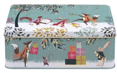 Elite - Sara Miller Woodland Tales Rechteckige Blechdose, 19,5 x 15,4 x 7,5 cm