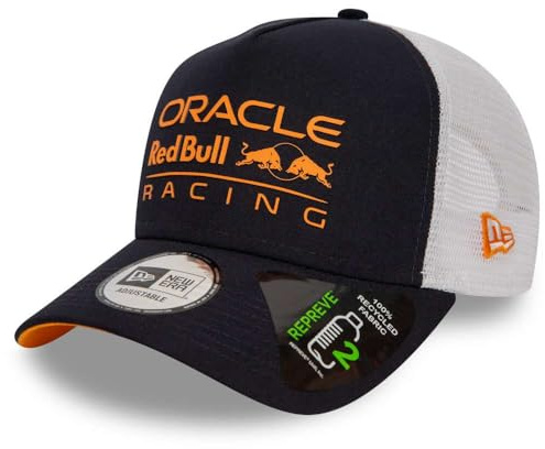 New Era A-Frame Snapback Trucker Cap - Red Bull Racing Navy