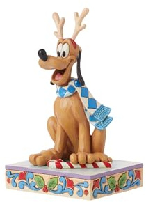 Disney Traditions Figurina di Natale Pluto Collezione