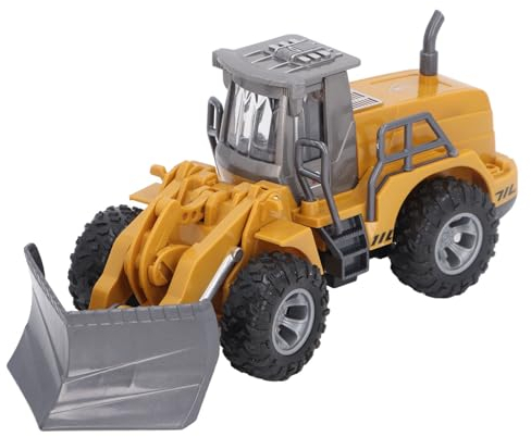 Srliya Elektrischer Schneepflug, Technisches Auto, Spielzeug, Ferngesteuerter Bulldozer, Frontlader, Bauauto für Kinder