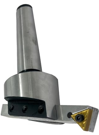 2 (50 mm) Head Diameter Fly Cutter 3MT Shank (M12 x 1.75 mm) for milling & Lathe Machine with Replaceable Carbide Insert bit Indexable Tool | Replaceable Carbide Insert Bit, Face Milling Cutter for Milling Machine & Lathe, Precision Surface Finishing Tool