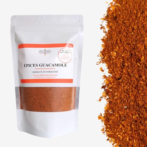 Épices Guacamole (200g) - Fabriqué à la main en Normandie - Assemblage d'épices d'Exception - Sans additif, Sans Colorant, Sans Conservateur, non irradié