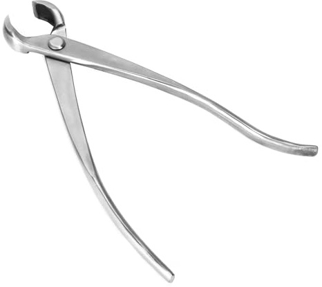 ESESE Coupe-bonsaï Professionnel concave, Outil d'élagage en Acier Inoxydable de 210 mm for bonsaïs, kit d'outils de Jardinage Robuste avec revêtement antirouille.