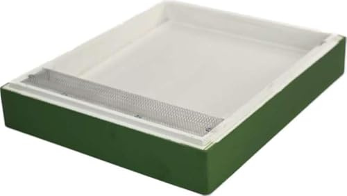 Centrum Pszczelarskie Łukasiewicz Bee Home Futterzarge 5,5L aus Styropor für DNM & Zander Bienenbeute | Bienen Futtertrog, bienensicher | Passend für 12 DNM o. 10 Zander Rähmchen | Grün