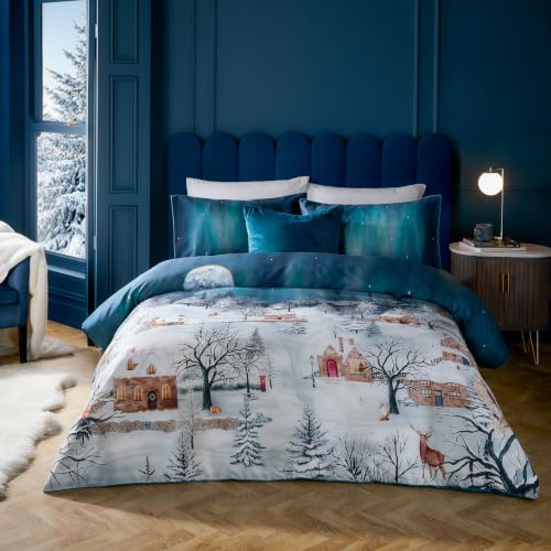 Paoletti Starlight Set Copripiumino (Blu Notte - Doppio)