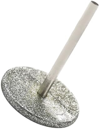 PENIKOKO Testa per Fresa Unghie in Acciaio Disco Abrasivo per Pedicure Professionale Bit per Lucidatura e Rifinitura Unghie Resistente e Riutilizzabile