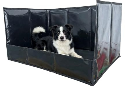 Protoence Bac À Urine Pour Chien - Toilette Portable Pliable À Hautes Parois Pour Animal De Compagnie - Station D'Urine D'Intérieur Pour Chien - Pour L'Apprentissage Balcon Domicile Appartement Porche