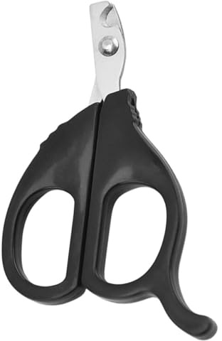 Forbici Tagliapillole Nero Manico Ergonomico, Pp e Metallo | Strumento Portatile per Viaggio, Divisore Multiuso per Compresse Medicinali, Organizer Pratico, Colore Nero