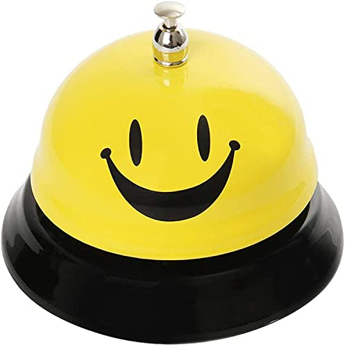 Meet-shop Campanello di Servizio,Campanello da Tavolo Campanello da Bar in Acciaio Inossidabile Desktop Reception Campanello di Servizio per la Struttura Hotel contatore Ristorante