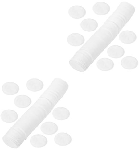 FRCOLOR 200pièces Démaquillants Coton Épais Pour Nettoyage Visage Serviettes Cosmétiques Et Légères Pour Voyage Démaquillage