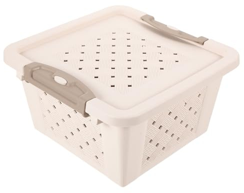WEKAMOS Transportín para Mascotas Pequeño Ventilación, Plástico Transparente Resistente, Tamaño Compacto para Hámster, Jerbos y Cobayas, Adecuado para Viajes y Excursiones De Animales Pequeños
