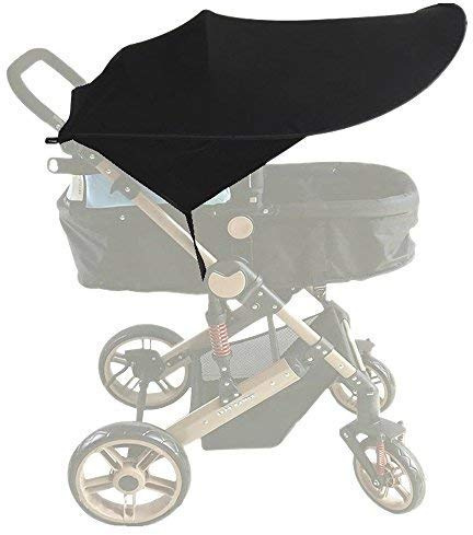 ALIXIN-Sun cover,carrozzina per tenda,neonato passeggino parasole. (nero)