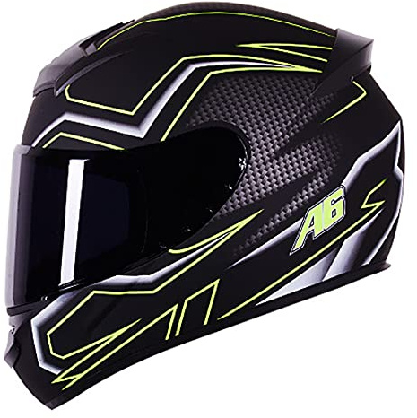 RYDZCLH Casco Moto Flip Up Integrale Modulare Apribile Donna Uomo Adulti Casco Invernale Full Face Anticollisione DOT Omologato Scooter, Verde, 3XL