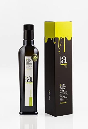 Botella Gourmet con estuche 100% cartón reciclado 500ml Aceite de Oliva Virgen Extra Picual ecológico Deortegas (Coupage)