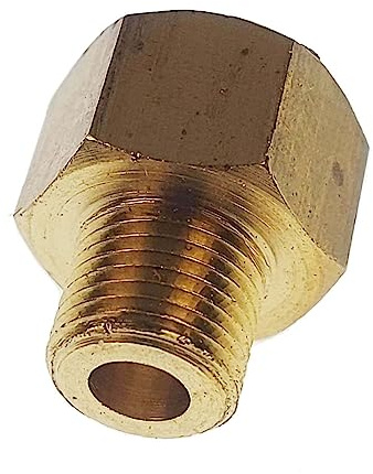 jardiboutique - Adaptateur Laiton pour manomètre Piscine 1/4 Pouce en 1/8 Pouce