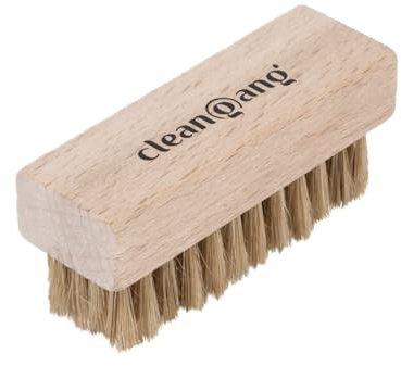 CleanGang - Brosse Souple pour Baskets SneakerGang en matériaux naturels - Brosse pour Baskets pour Un Nettoyage en Douceur - Brosse à Chaussures de qualité supérieure pour Plastique, Fibres