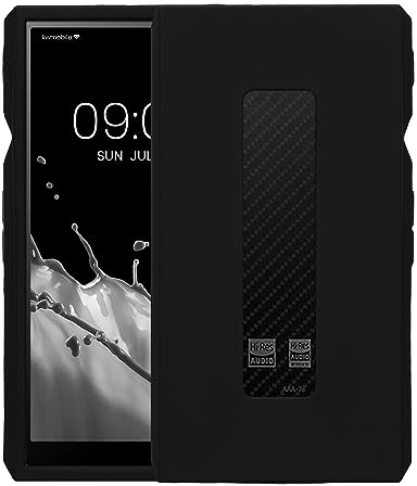 kwmobile Schutzhülle kompatibel mit FiiO M11 PRO MP3 Music Player - Hülle Silikon gummiert - Cover Case in Schwarz