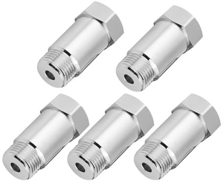 Lambdasonde Diagnosesonde M18X1,5 Sauerstoff O2 Sensor Extender O2 Sauerstoff Sensor Spacer Auto CEL Fix Check Engine Licht Eliminator Adapter Konverter 1-20 Stücke o2 Sauerstoff Sensor (Farbe : 5Pcs