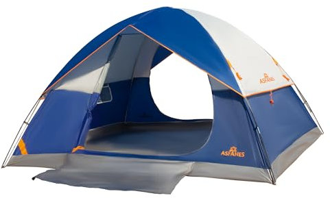 ASFANES Kuppelzelte für 6–8 Personen, für Camping, Outdoor, tragbares Zelt mit Campingplane, wasserdichtes Zelt für Auto, Camping, Rucksackreisen, Angeln, 30 x 25 x 15 m, Marineblau