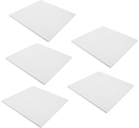 5pcs White Felt Soundproofing Panel for Ktv and Dance Room | Self-adhesive, Easy Installation, Acoustic Absorption Wall Treatment, Simple Versatile Appearance