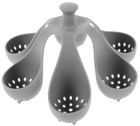 Silicone Egg Boiler Rack Holder for Hard Boiled Eggs 6-Hole Kitchen Gadget for Steaming for Home Use
