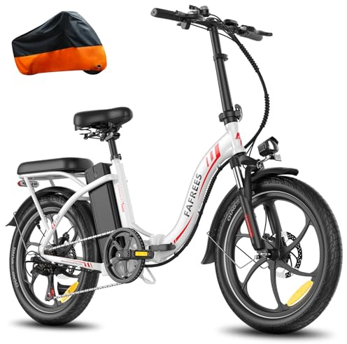 Fafrees F20+ Mountainbike E Bike Klapprad 20AH Akku 20 Zoll [ Offiziell ] Herren Ebike Fatbike 140kg, Elektrofahrrad 250W, Pedelec Damen 25km/h, Elektro Fahrrad für Erwachsene Steigfähigkeit 20°
