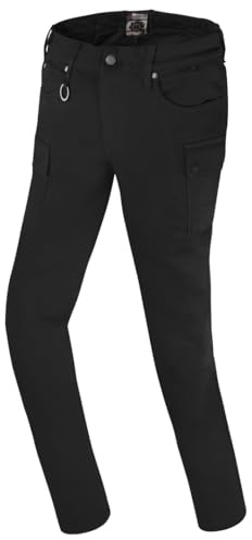 Bogotto Yagal Cargo Damen Motorradjeans, schwarz, 31/34