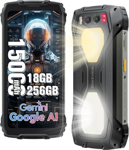 LMHTRADE BV7300 Mini Smartphone Impermeable 18GB 256GB/2TB TF Pantalla de 4.3 Pulgadas Android 14 NFC Teléfono celular50MP+32MP+20MP 6.67 FHD+