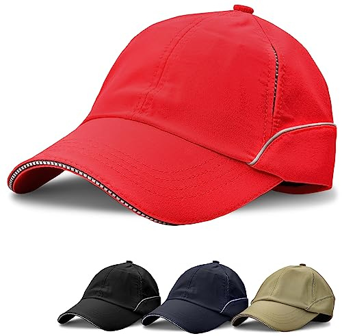 CAPCOOL Baseball Cap [100% UV-Schutz] Verstellbar für Herren und Damen - Atmungsaktiv, Einfarbig, Unisex - Verschiedene Größen/Farben für Sommer/Winter
