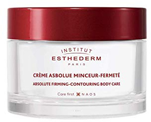 Institut Esthederm - bantning absolut kräm - fasthet kropp - uppstramande och dränerande koffeinvård - omformning av silhuetten - 200 ml burk