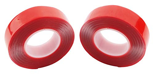 GTIWUNG 2 pz Trasparente Doppio lati Colla, Extra Forte Acrilico Biadesivo Adesivo, Nessuna Traccia di Nastro, Casa Parete Colla, Nastro adesivo per riparazione auto, vetro, metallo, plastica, 20mm×3m