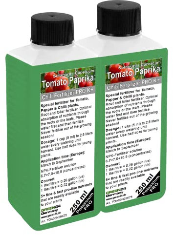 GREEN24 Engrais tomates, poivrons, piments, fertilisant liquide premium gamme professionnelle 500ml