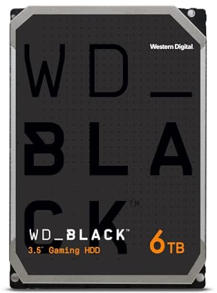 WD_BLACK 6TB Performance 3.5 Internal Hard Drive - 7200 RPM Class, SATA 6 Gb/s, 128MB Cache, 5 Year Warranty