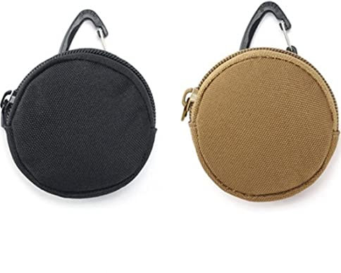 TOSSPER 2 Stücke Männer Frauen Kleine Taille Runde Molle Werkzeug Beutel Multifunktionale Outdoor Pocket Für Camping