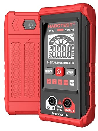 CENPEK Multímetro Digital Comprobador De Voltaje De Rango Automático Voltímetro Con Función De Voltaje Sin Contacto Mide La Continuidad De Resistencia De Voltaje Ca/Cc