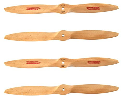Zixmix Blade Propeller CW Holzpropeller/Passend for Benzin-RC-Flugzeuge 16x6 16x8 16x10 18x8 18x10 19x8 19x10 20x8 20x10 21x10 22x8 22x10,Quick Release Propellers (Color : 22x10)