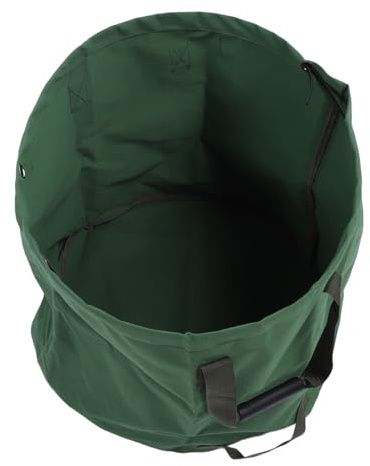 Leaf Basket Bags Large Capacity Lawn Garden Bags Premium Garden Waste Bag Foldable Waterproof Leaf Trash Container for Lawn Care and Gardening Yard Debris Bag (Green)